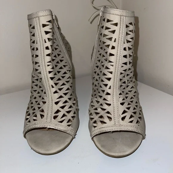 LC Lauren Conrad Holli Nude High Heel Sandals Women  Size 10 US - Picture 2 of 6